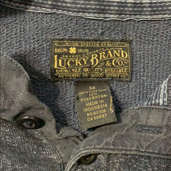 Lucky Brand Long Sleeve Quarter Button up - Picture 4 of 4